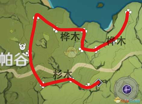 《原神》木材高效砍伐路线分享