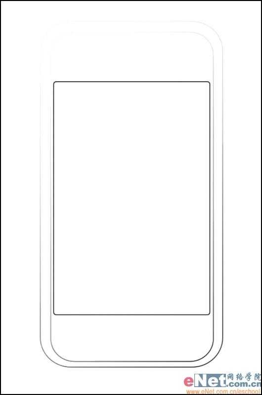 Photoshop手绘教程:绘制iPhone