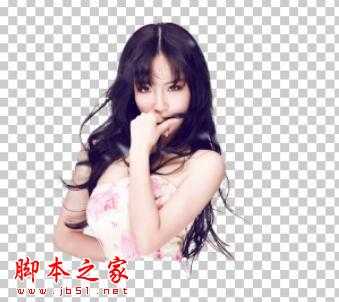 Photoshop使用钢笔工具和边缘高光器快速给美女模特照片抠图