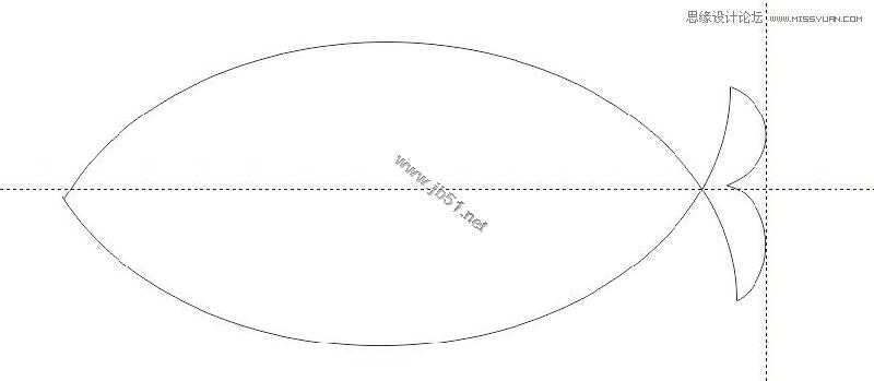 CorelDRAW(CDR)使用圆形工具简单绘制小鱼图文教程