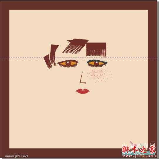 CorelDRAW(CDR)设计绘制矢量抽象人物装饰画实例教程