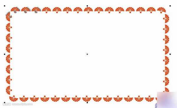 CorelDRAW简单绘制漂亮的花纹边框技巧介绍