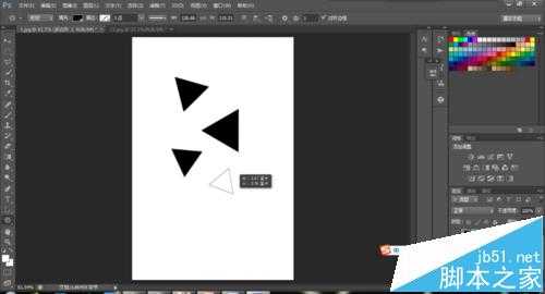Photoshop中制作正三角形和正多边形方法