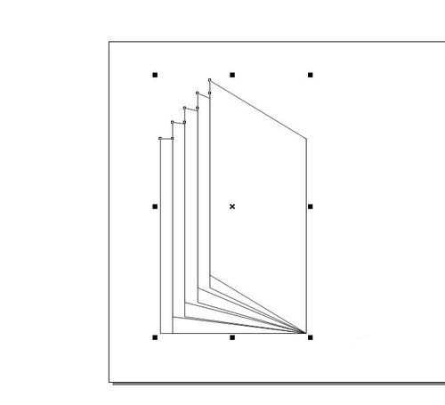 用CorelDRAW软件制作一本翻开的笔记本