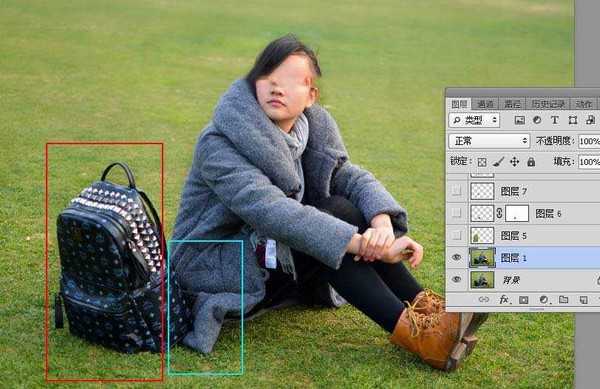 Photoshop如何快速去掉人物照片中不需要的书包