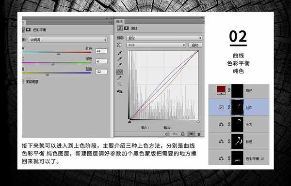 PS四步给黑白照片完美上色教程