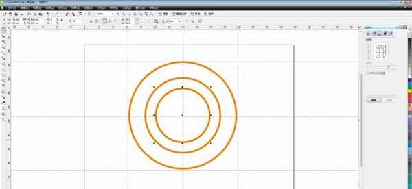 cdr怎么绘制漂亮的同心圆?