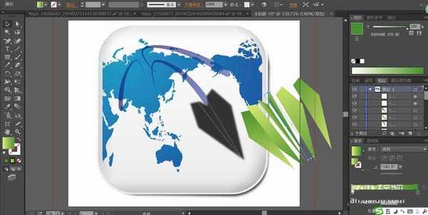 ai怎么绘制地图图标? ai画地图矢量图标的教程
