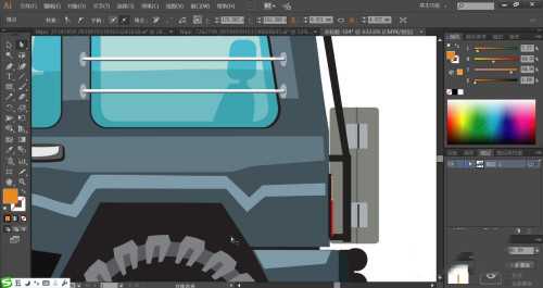 ai怎么设计越野车矢量图 ai越野车的画法